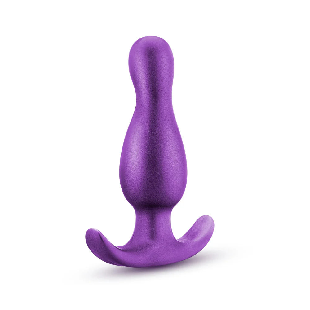 Anal Adventures Matrix By Blush® | The Quantum Plug: 3.5 inch Curved P Spot Butt Plug in Galactic Purple | With Stayput™ Technology & AnchorTech™ Base