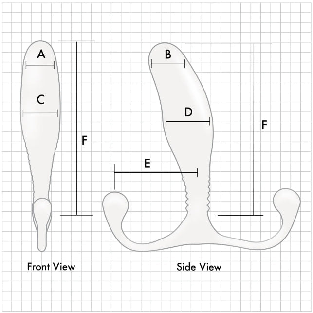 Aneros | MGX Trident Series Prostate Stimulator | Hands-Free Prostate Massager for Intense Orgasms