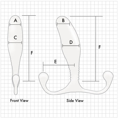 Aneros | MGX Trident Series Prostate Stimulator | Hands-Free Prostate Massager for Intense Orgasms