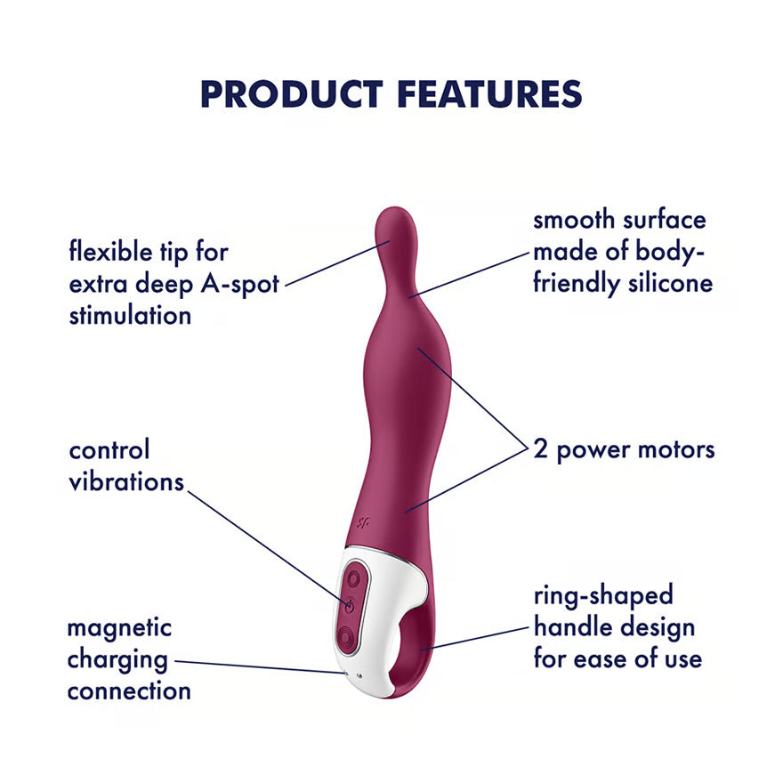 Satisfyer A-Mazing 1 (Berry/ Blue)