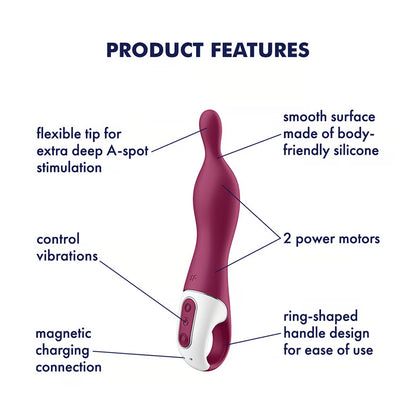 Satisfyer A-Mazing 1 (Berry/ Blue)