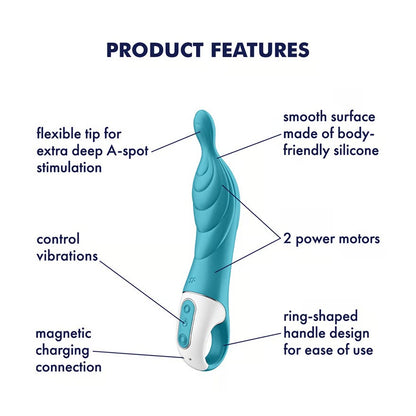 Satisfyer A-Mazing 2 (Grey/ Turquoise)