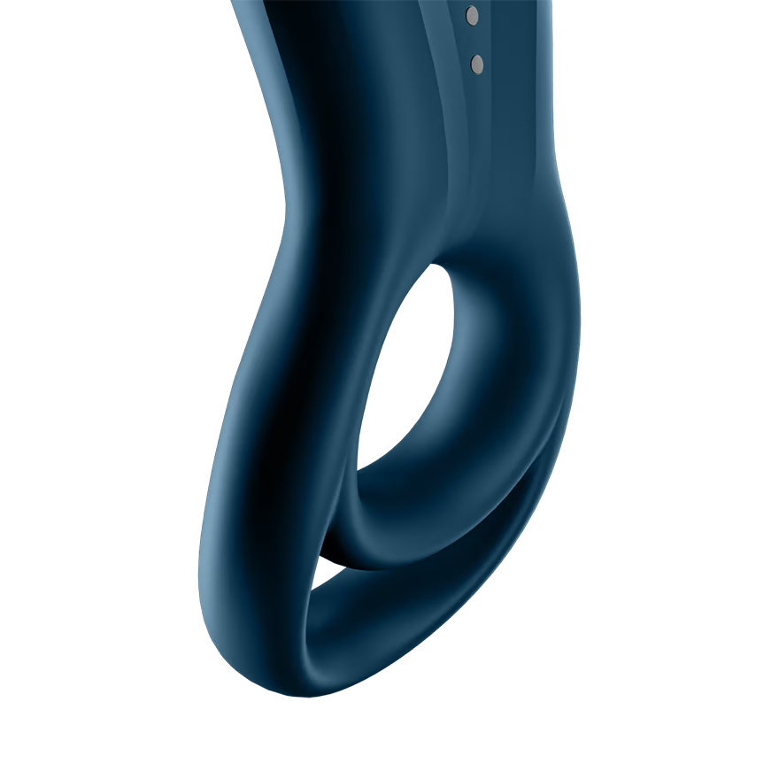 Satisfyer Epic Duo Ring Vibrator - Dark Blue