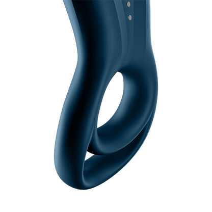 Satisfyer Epic Duo Ring Vibrator - Dark Blue