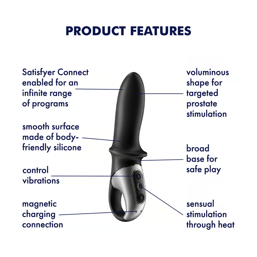 Satisfyer Hot Passion Connect App - Black