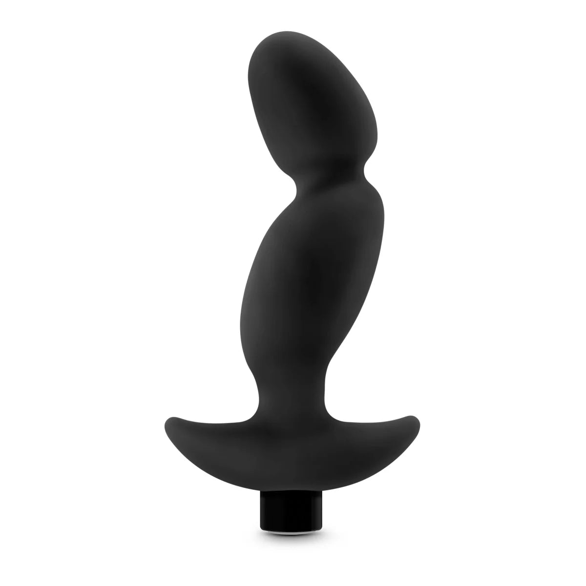 Anal Adventures Platinum By Blush® | Prostate Massager 04  Black 6.5-Inch Vibrating Rechargeable Anal Plug