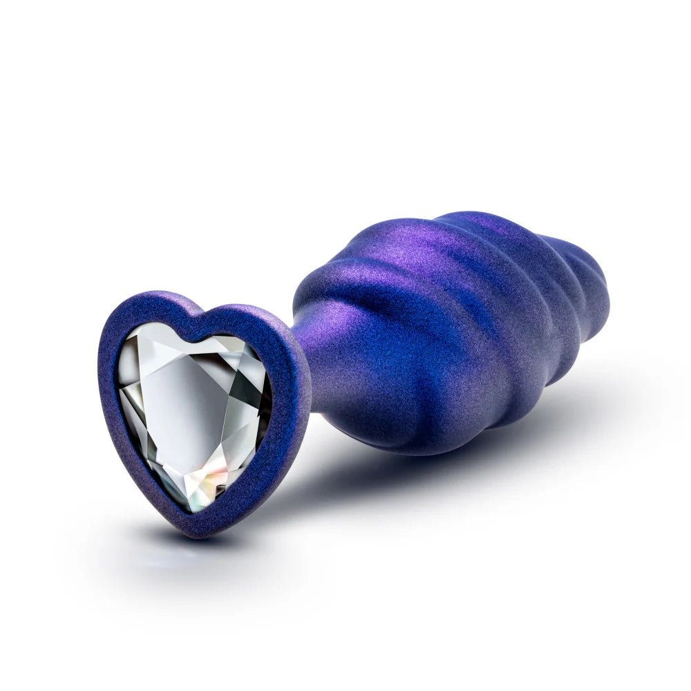 Anal Adventures Matrix By Blush® | Bumped Bling Sapphire 4.5-Inch Anal Plug