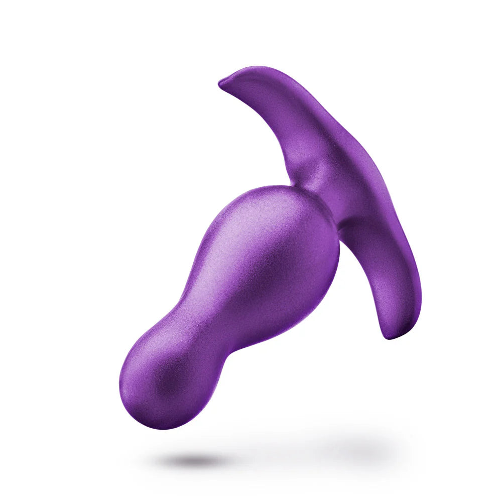 Anal Adventures Matrix By Blush® | The Quantum Plug: 3.5 inch Curved P Spot Butt Plug in Galactic Purple | With Stayput™ Technology & AnchorTech™ Base